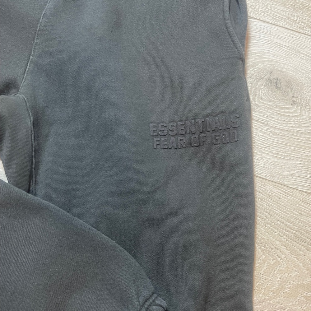 Essentials Men's Dark Charcoal Drawstring Joggers… - image 5